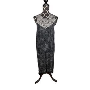 RVCA Cutout Black Midi Dress Womens Sz M